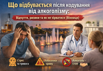 Что происходит после кодирования от алкоголизма: ощущения, риски и как не сорваться (Винница)